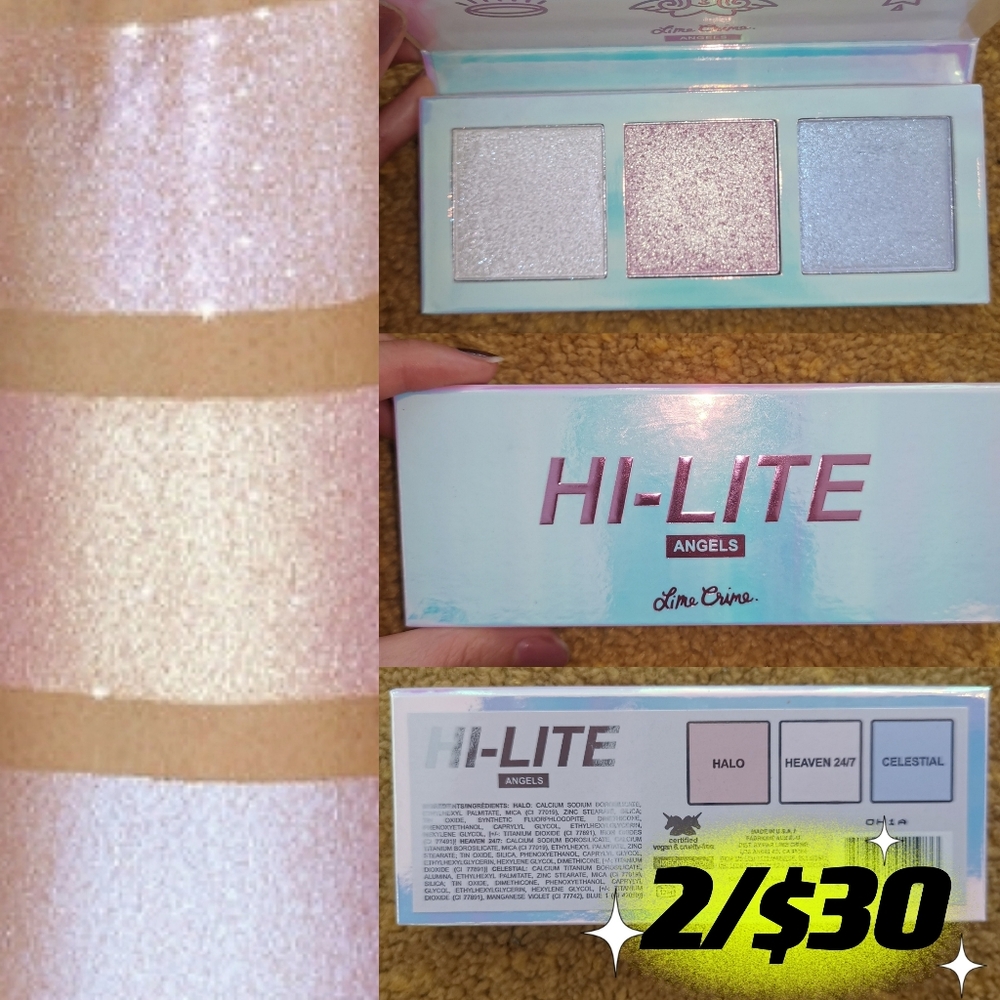 2/$30 lime crime hilite duochrome highlight Angels
